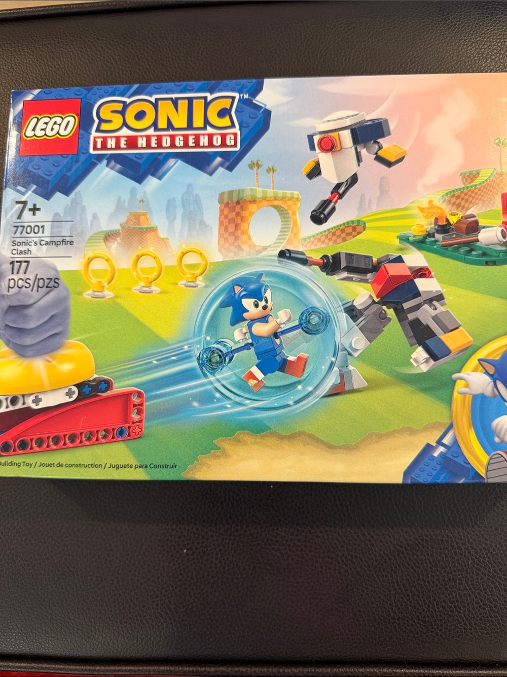 LEGO Sonic Blue Sonic Campfire Clash Playset with Rings
